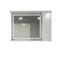 Шкаф LED (120*70) ШК29 с зеркалом  дверь справа