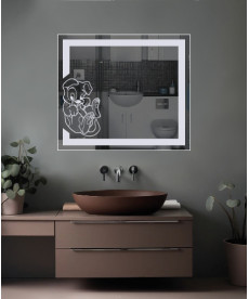 Зеркало LED 197 (80*70)