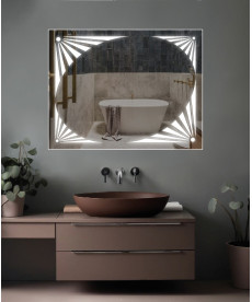 Зеркало LED D44 (90*80)