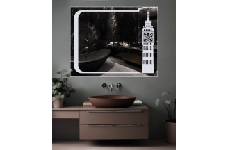Зеркало LED D95 (100*80)