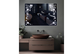 Зеркало LED D91 (100*80)