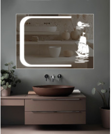 Зеркало LED D33 (100*80)