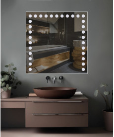 Зеркало LED 240 (80*80)