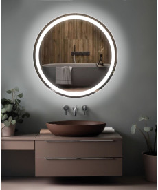Дзеркало LED (80*80*2,5 см) VZ-D61A 3D зовнішнє світло