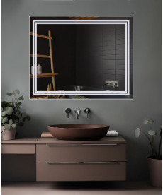 Зеркало LED 324 (100*80)