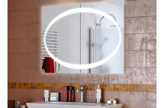 Зеркало LED D39 (110*80)