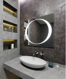 Зеркало LED D80 (80*70)