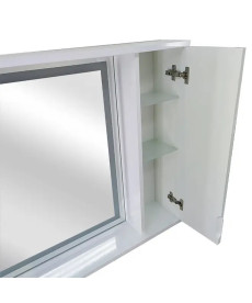 Шкаф LED (90*70) ШК33 с сенсором дверь справа