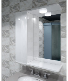 Шкаф LED (60*70) ШК12 с зеркалом  дверь слева