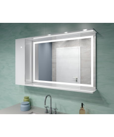 Шкаф LED (120*70) ШК30 с сенсором  дверь слева