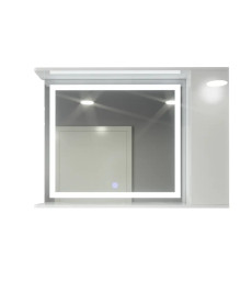 Шкаф LED (90*70) ШК33 с сенсором дверь справа