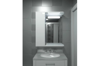Шкаф LED (60*70) ШК5 с зеркалом дверь слева