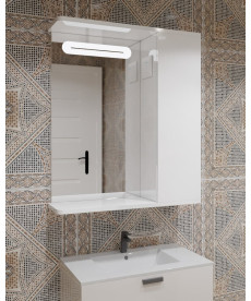 Шкаф LED (60*70) ШК6 с зеркалом  дверь справа