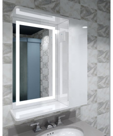 Шкаф LED (60*70) ШК8 с зеркалом  дверь справа